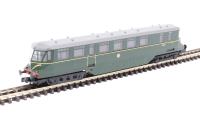 GWR Railcar W22W in BR Brunswick green with speed whiskers