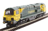 Class 70 70015 in Freightliner 'Powerhaul' livery with air intake modifications