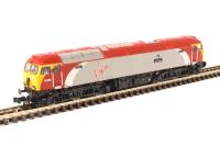 Class 57/3 57306 "Jeff Tracy" in Virgin Trains livery