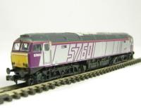 Class 57/6 57601 in Porterbrook Purple Livery