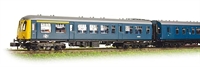 Class 108 2 car DMU in BR blue livery