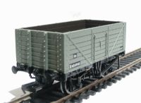7 plank open wagon E454941 in BR grey livery