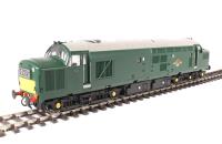 Class 37/0 in BR green with small yellow panels with centre headcode box (unnumbered)