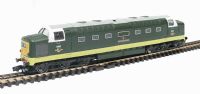 Class 55 Deltic D9000 'Royal Scots Grey' in BR Green