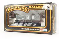 5 Plank Open Wagon in LMS Grey 404104