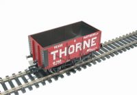 8 plank end door open wagon 740 'Thorne' in Pease & Partners livery