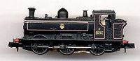 Class 8750 0-6-0 Pannier Tank 8763 in BR Lined Black with early logo