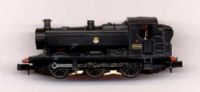 Class 94xx 0-6-0 Pannier Tank 8424 in BR Black with early emblem