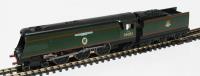 Streamlined West Country class 4-6-2 34051 "Winston Churchill" in BR green with early emblem