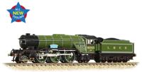 372-611 LNER V2 4843 Kings Own Yorkshire Light Infantry LNER Lined Green Steam Locomotive