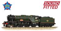 372-614SF LNER V2 60847 St Peters School BR Lined Green (Late Crest) Steam Locomotive - DCC Sound