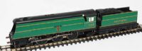 Streamlined West Country class 4-6-2 21C101 "Exeter" in SR malachite green