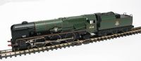 Merchant Navy class 4-6-2 35018 "British India Line" in BR green with early emblem