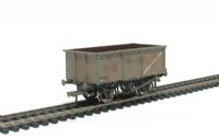 16 Ton steel mineral wagon B34807 in BR grey without top flat doors (weathered)
