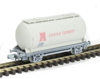 PCA bulk powder wagon 'Castle Cement' grey - weathered