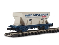 PGA bulk aggregate hopper wagon 'WBB Minerals' grey with hood