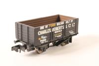 8 Plank Fixed End Wagon 70001 in 'Charles Roberts & Co. Ltd' Black Livery - Collectors Club Model 2004