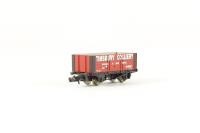 7 Plank Wagon 14 in 'TIMSBURY COLLIERY' Red Livery - Limited Edition Model of 500 pieces for Buffers Model Railways Ltd 