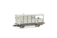 373-327 20 Ton Toad Brake Van W35960 in BR Grey Livery - 'Shrewsbury (Coton Hill) R.U.'