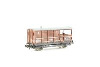 373-328 20 Ton Toad Brake Van DW17455 in BR S&T Department Bauxite Livery