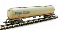 TEA 100 Ton bogie tank wagon in Fina grey - FINA 85525 - weathered