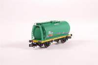 373-775U 45 Tonne TTA Monobloc Tank Wagon 60586 in Jet A1 Aviation Fuel Green Livery - Limited edition of 504 pieces for Model Rail magazine (EMAP)