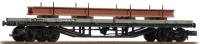 30 ton Bogie Bolster C in BR grey with girder load - 944226