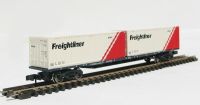 63ft Bogie container wagon with 2 x 30ft containers "Freightliner"