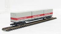 63ft Bogie container wagon with 3 x 20ft containers "Freightliner" (mixed early liveries)
