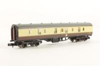 BR MK1 BG Full Brake Coach W81216 in BR Chocolate & Cream Livery with Roundel