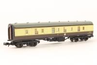 BR MK1 BG Full Brake Coach W81019 in BR Chocolate & Cream Livery with Roundel
