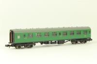 BR MK1 SK 2nd Class Corridor Coach S24309 in BR 'Southern Region' Green Livery