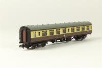BR MK1 SK 2nd Class Corridor Coach W25093 in BR Chocolate & Cream Livery with Roundel