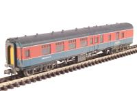 Mk1 BSK brake second corridor Laboratory 12 in RTC (Railway Technical Centre) livery - weathered