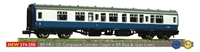 Mk1 CK composite corridor coach in BR Blue & Grey - E15768 - blue riband range