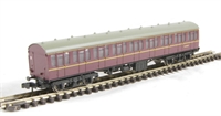 Mk1 57ft suburban open 2nd coach in BR maroon