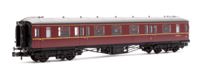 374-562A GWR Hawksworth Composite Corridor BR Maroon W7821W