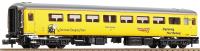 Mk2F TSO tourist second open in Network Rail 'Structure Gauging Train' yellow - 977965