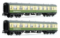 374-994 BR Mk1 TSO 2-Coach Pack BR West Highland Line Green & Cream
