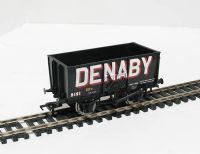 16 ton slope sided pressed side door mineral wagon in Denaby livery