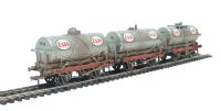 14 Ton tank wagon in Esso silver - 2878, 3060 & 303 - weathered - Pack of 3