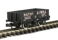 377-026A 5 Plank Steel Floor Wagon 'Nathanial Atrill'.