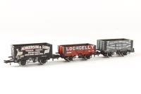 Set of 3 Limited Edition Wagons - St. Helens Industrial' Grey,  1898 In 'Lochelly' Red, 277 In 'T. Jenkerson & Sons' Black - Collectors Club Limited Edition For 2008/2009