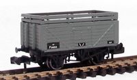 7-plank wagon with coke rail BR grey P368515