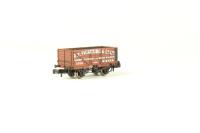 7 Plank Fixed End Wagon 1002 in 'R & Y Pickering & Co. Ltd' Promotional Red-Oxide Livery - Collectors Club Model 2010/11