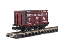 8 Plank Wagon With Coke Rail 'Thos W Ward'.