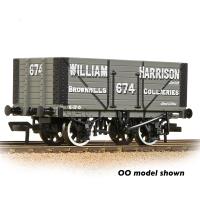 8 Plank Wagon Fixed End 'William Harrison’ Grey