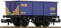 27 ton Steel Tippler in NCB blue with yellow stripes - 47