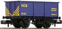 27 ton Steel Tippler in NCB blue with yellow stripes - 63