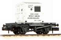 377-327B Conflat Wagon GWR Grey with AF Container GWR White